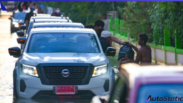 Nissan Flood Relief Caravan