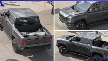 2024 BYD pickup truck spied