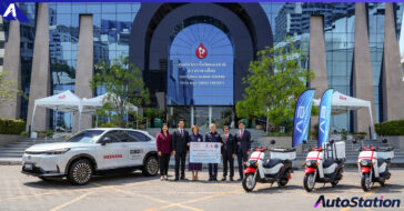 Thai Honda Benly E Supporting for Charity to Thai Red Cross Society