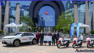Thai Honda Benly E Supporting for Charity to Thai Red Cross Society