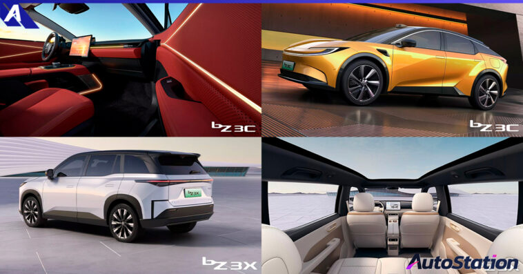 Toyota bZ3C และ Toyota bZ3X