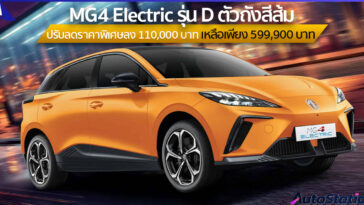 MG4 Electric รุ่น D ปรับลดราคา