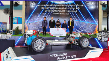 MMTh Engine Donation at Tharn Technological College-Tahoma font