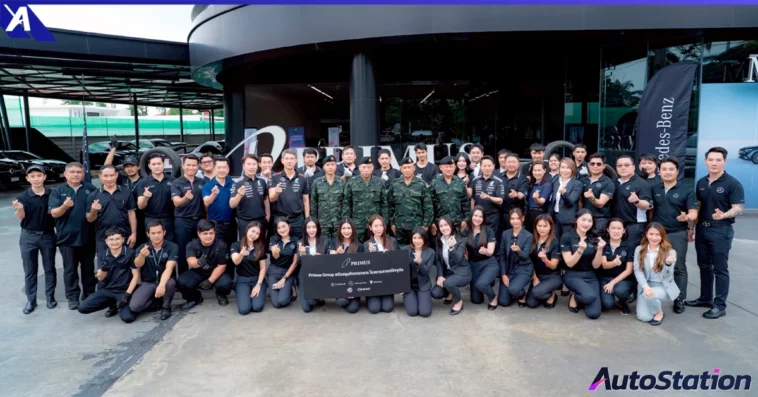 Primemus Group donates tires to the Royal Thai Army