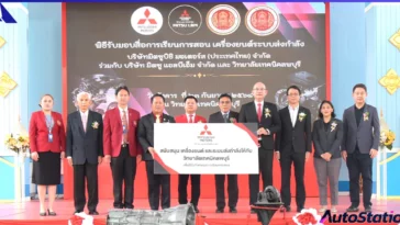Mitsubishi Motors Thailand Donates Engines and Powertrain Set to Lopburi Technical College