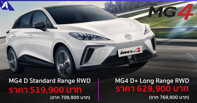 MG4 Electric ปรับลดราคา